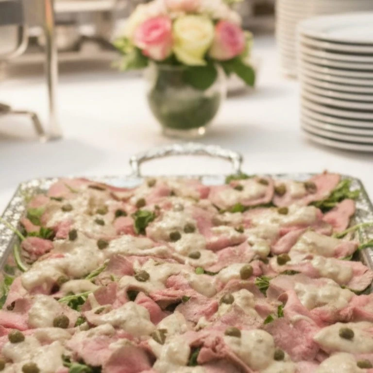 Vitello Tonnato-Platte – STORIA Catering München